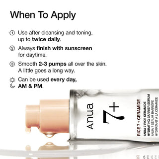 ANUA 7 Rice Ceramide Hydrating Barrier Serum (50ml)